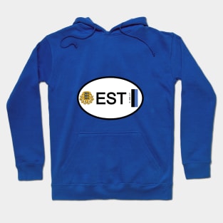 Estonia car country code Hoodie